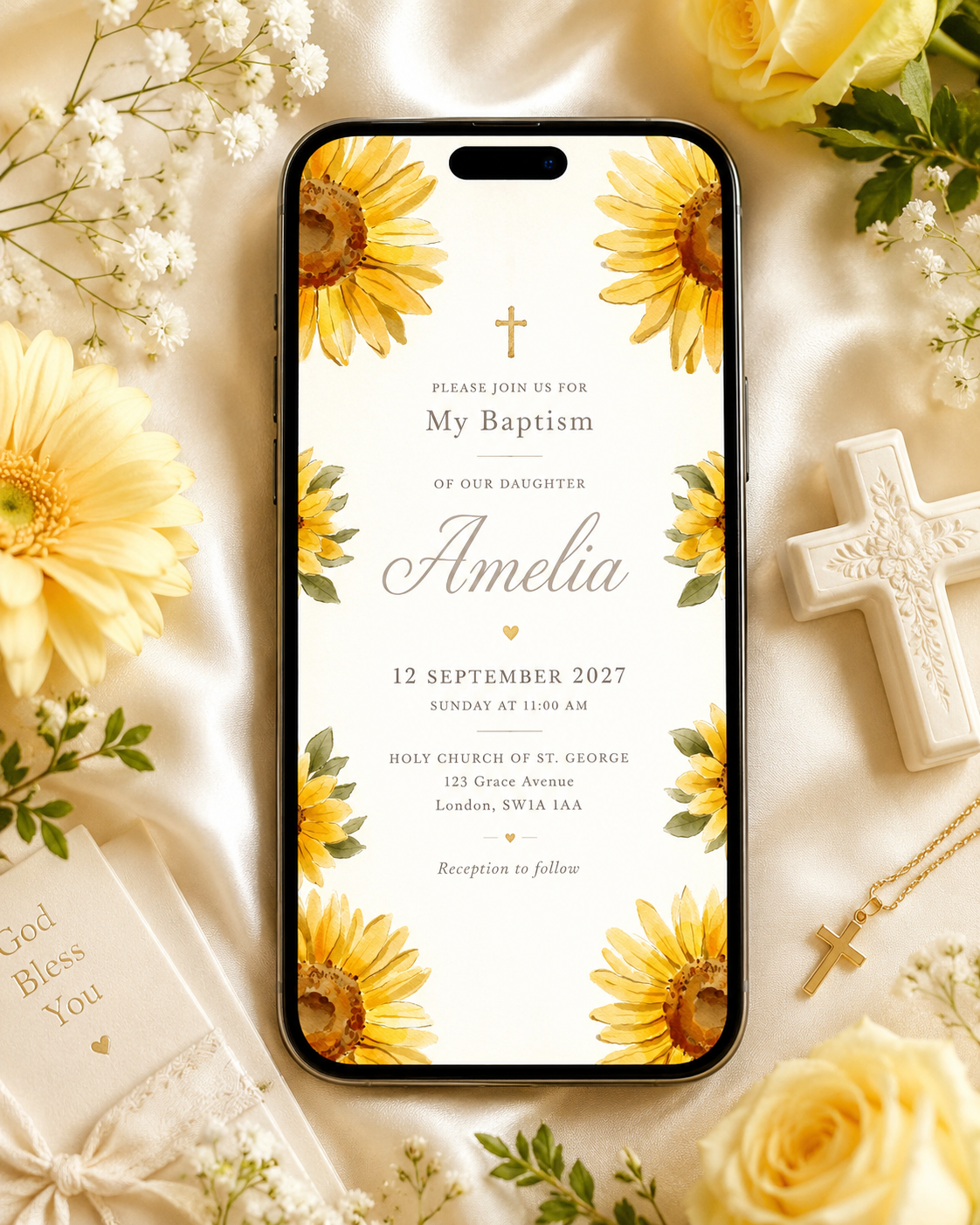 Baptism Sunflower