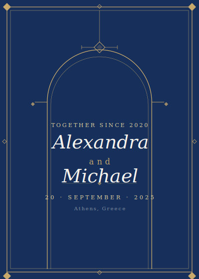 Wedding Cobalt
